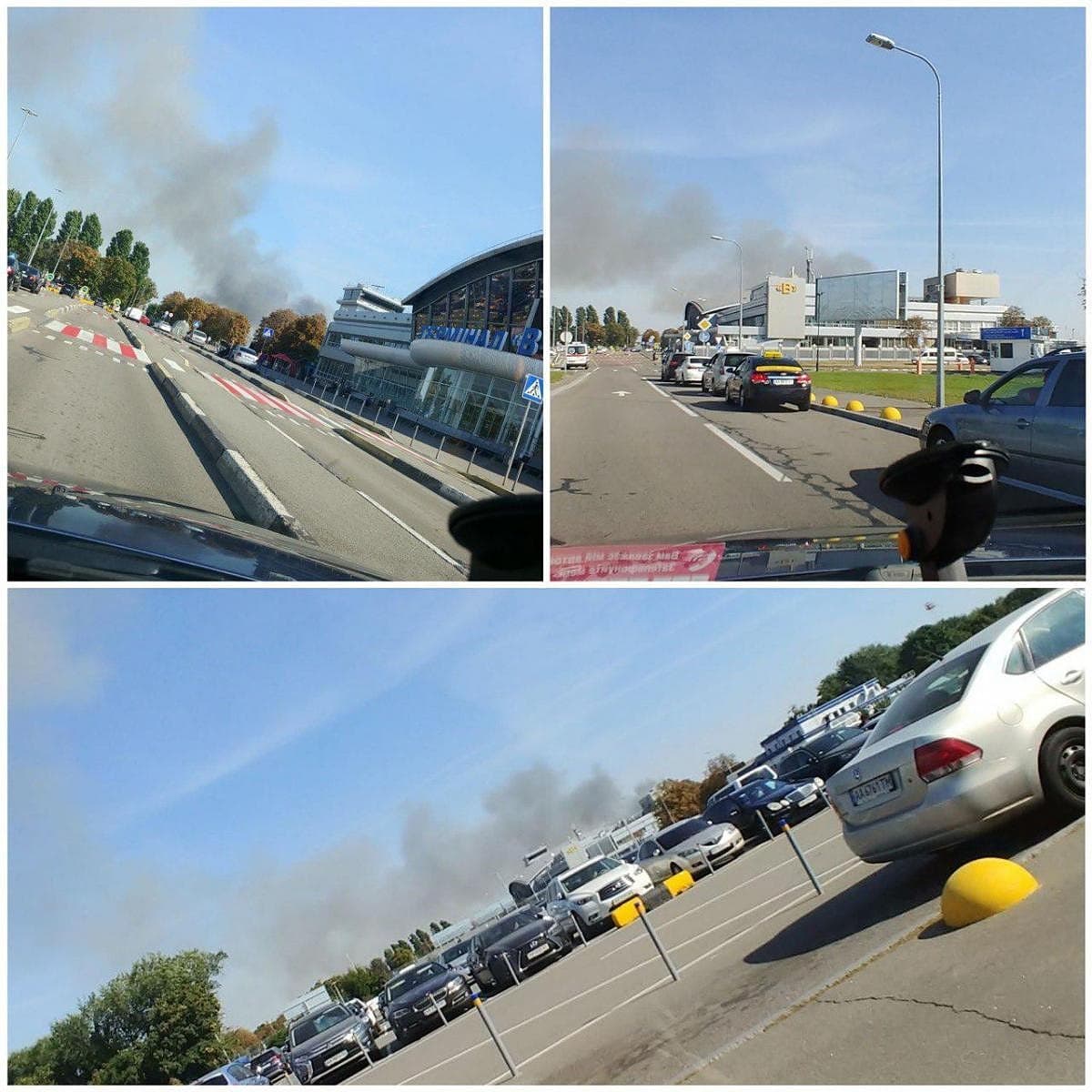 В аеропорту "Бориспіль" спалахнула масштабна пожежа