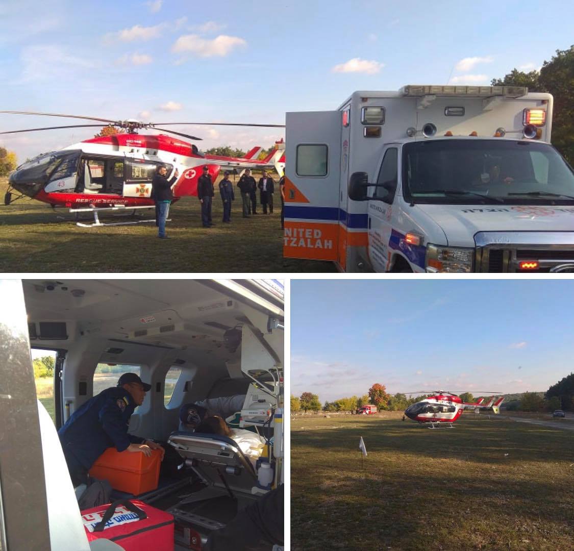 Черкаська область: для евакуації хворого туриста рятувальники задіяли вертоліт