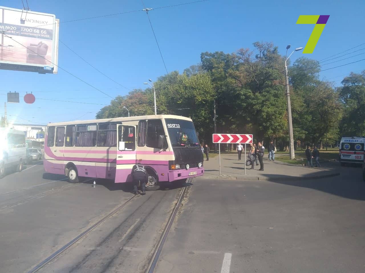В Одессе автобус сбил пожилую женщину