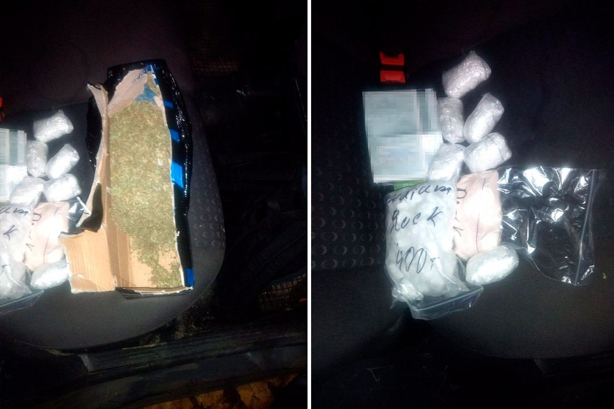 В Киеве мужчина набил рюкзак наркотиками и попался патрульным