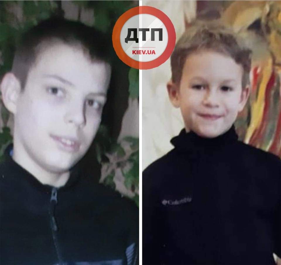 Києво-Святошинським відділом поліції розшукуються: неповнолітній Грицай Владислав та малолітній Жеведь Нікіта