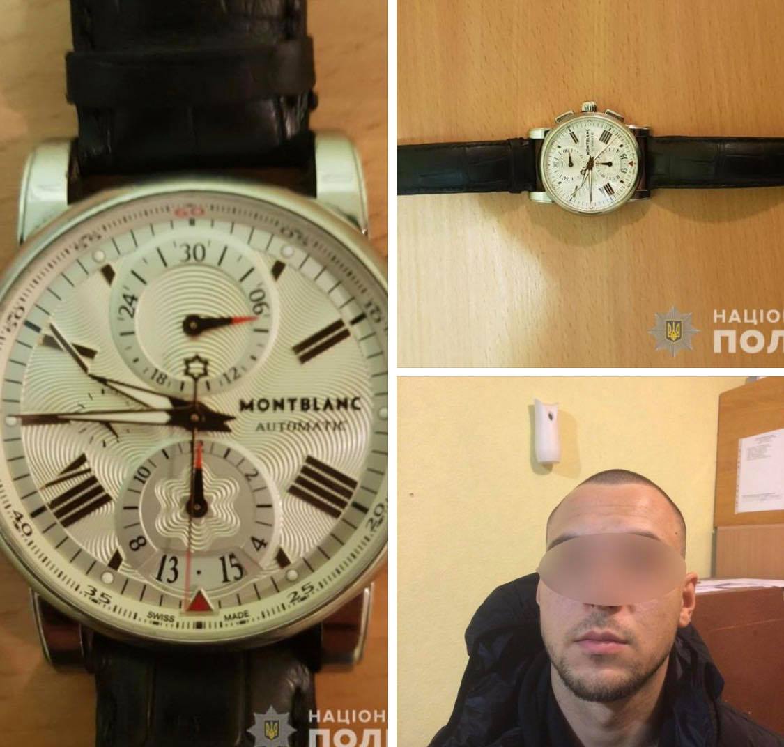 Поліція у Броварах затримала серійного крадія елітних годинників