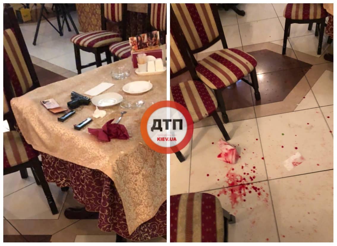 В Киеве на улице Антоновича в кафе "Баку" произошла перестрелка: есть раненые