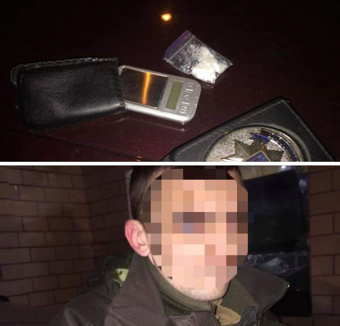 На Київщині поліцейський торгував наркотиками