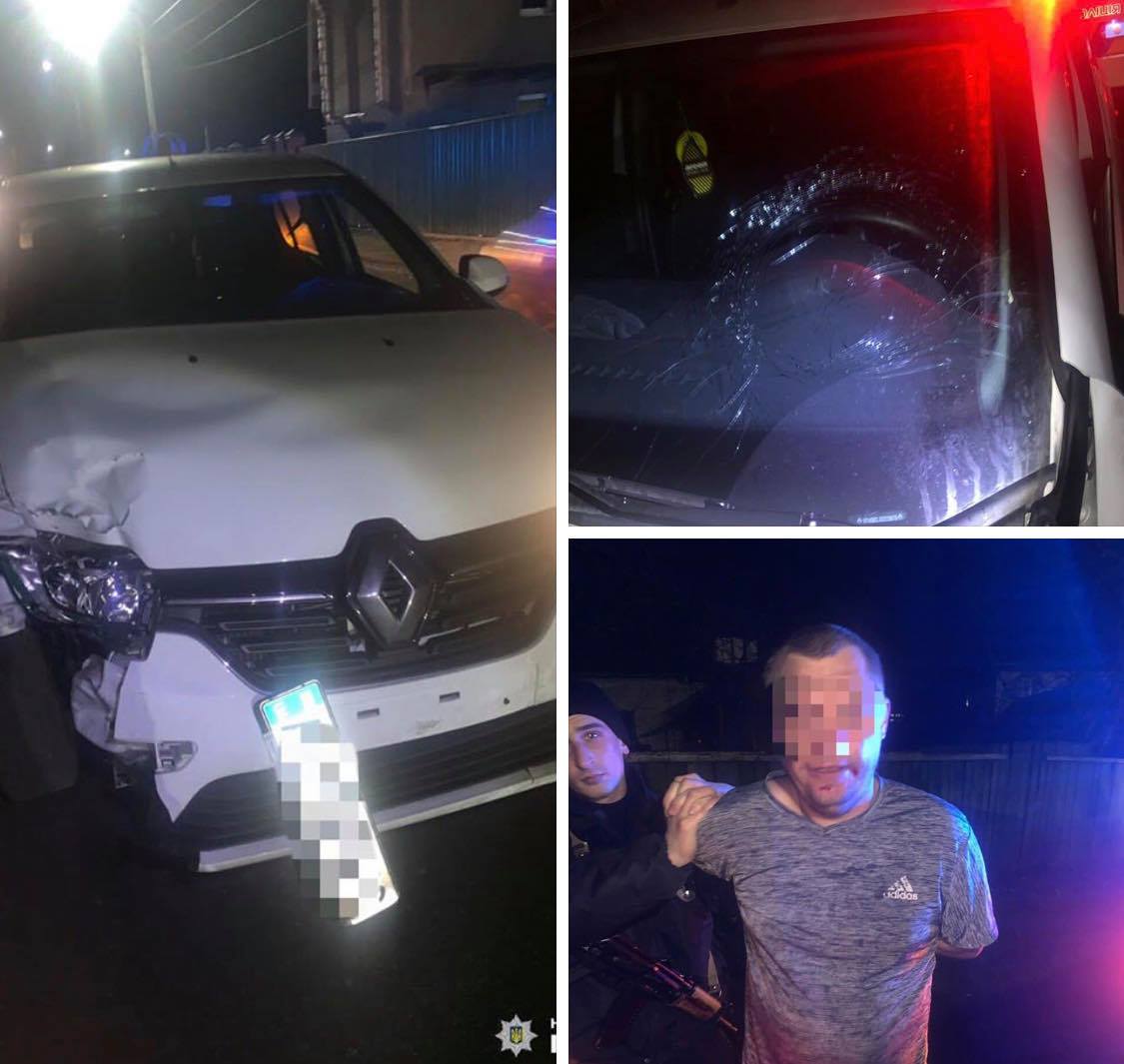 На Київщині поліцейські затримали нетверезого водія, який збив дитину і намагався втекти
