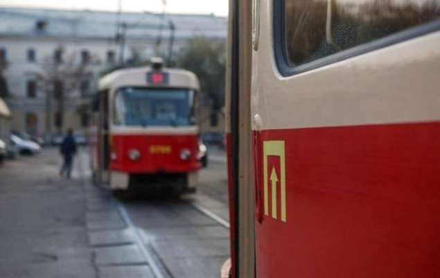 ДТП спровокувала затримку трамваїв у столиці