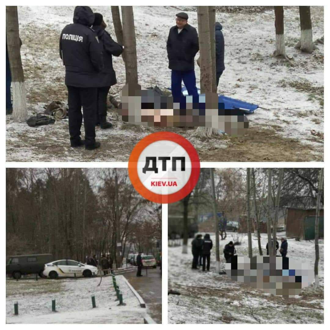 В Киеве в парке Партизанской Славы найден труп раздетого мужчины 