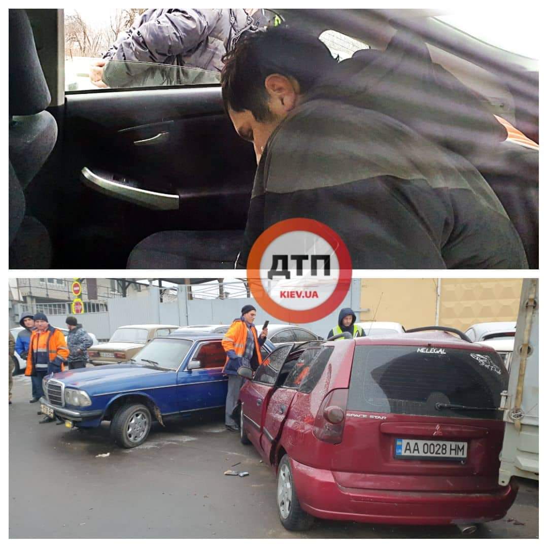Не активист, но пытался: пьяная автотроща в Киеве на проспекте Науки. Подробности