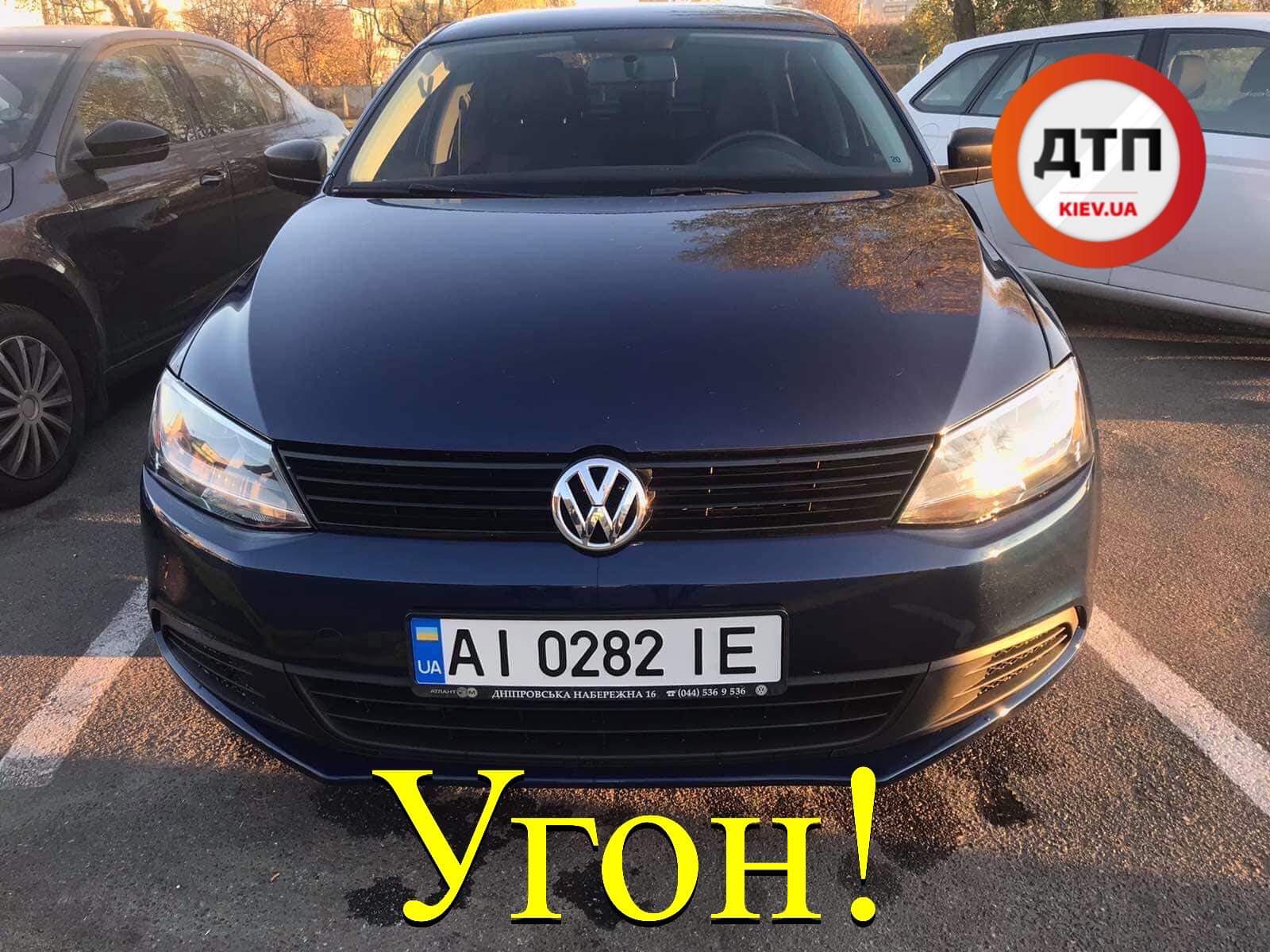 У Вишневому розшукують викрадений автомобіль Volkswagen Jetta 2013 AI0282IE