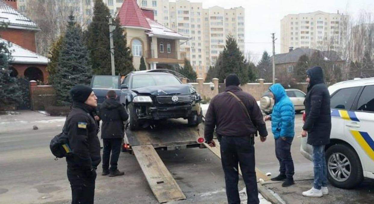 Под Киевом прохожий избил полицейского во время оформления «пьяного» ДТП
