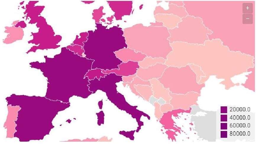 Карта поширення коронавирусу: названі найнебезпечніші країни