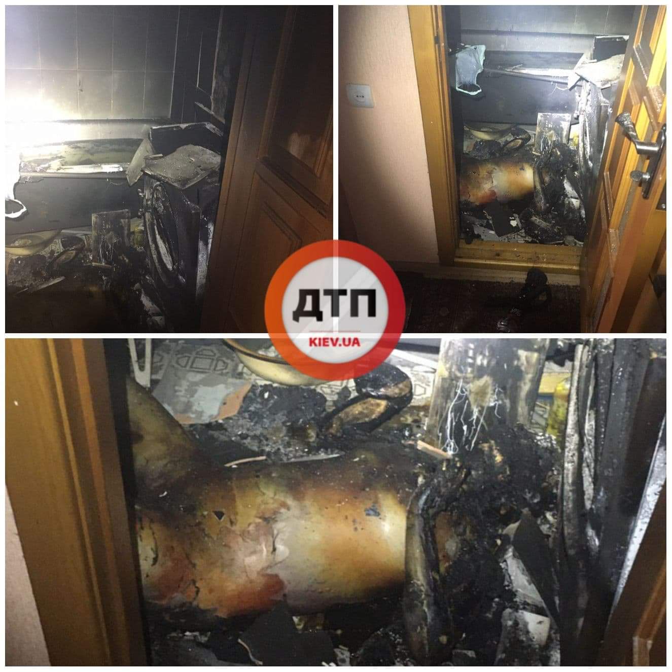 В Киеве на Троещине из-за короткого замыкания в стиральной машине хозяйка заживо сгорела в квартире