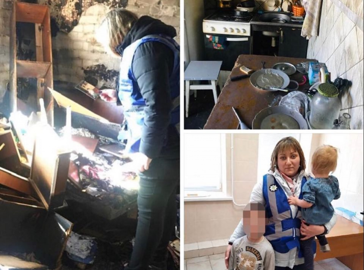 У столиці працівники ювенальної превенції вилучили двох малолітніх дітей, яких матір залишила без нагляду