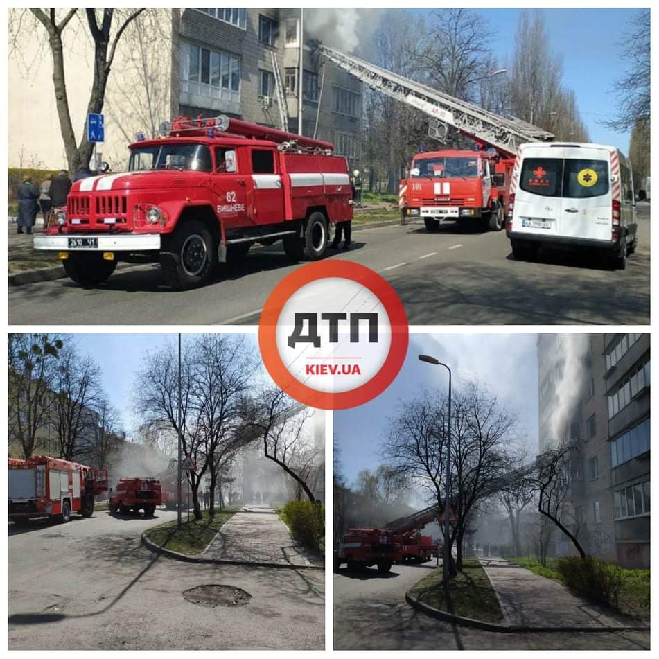 Серьезный пожар в Вишнёвом - горела квартира на третьем этаже жилого дома: есть пострадавшие