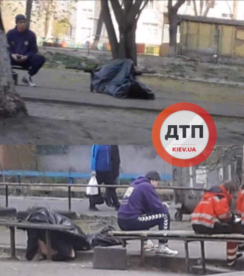 В Киеве на улице Новопироговской среди белого дня умер человек