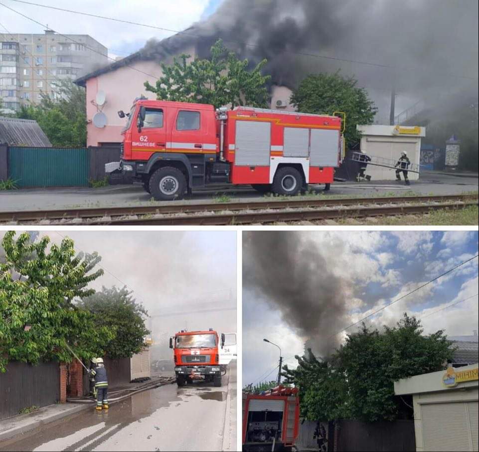 На Київщині трапилася серйозна пожежа - горів будинок, у якому були маленькі діти