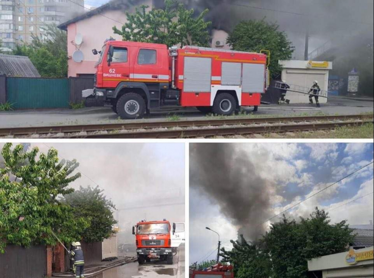 На Київщині трапилася серйозна пожежа - горів будинок, у якому були маленькі діти