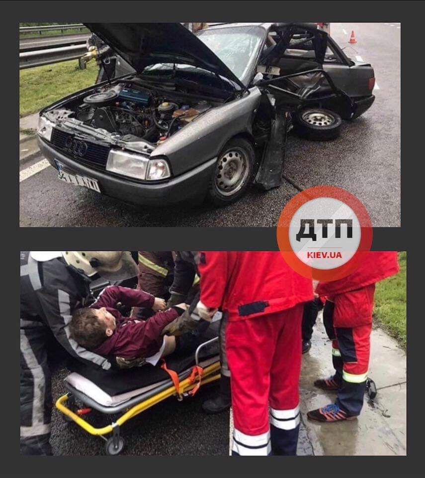 Серйозна ДТП на Київщині- автомобіль Audi зіткнувся з ВАЗ: водій "німця" помер вночі у лікарні від отриманих травм