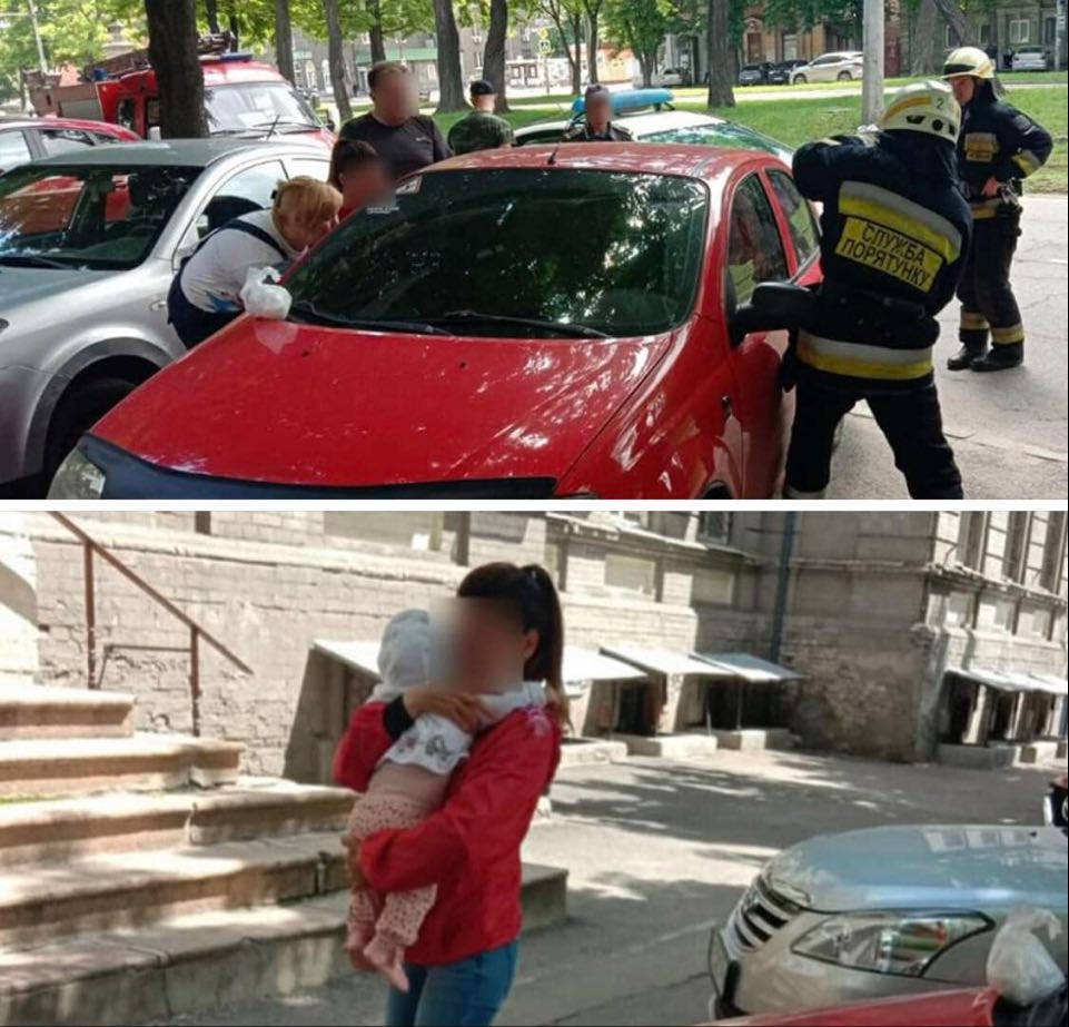 У Дніпрі випадково зачинився автомобіль з 5-ти місячною дитиною всередині