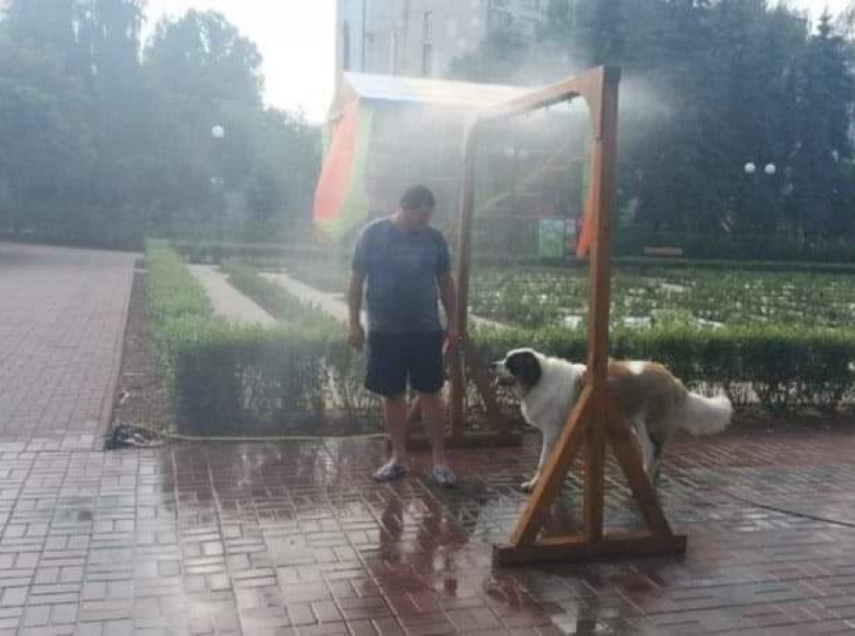 У столичних парках і скверах встановили 19 рамок-освіжувачів