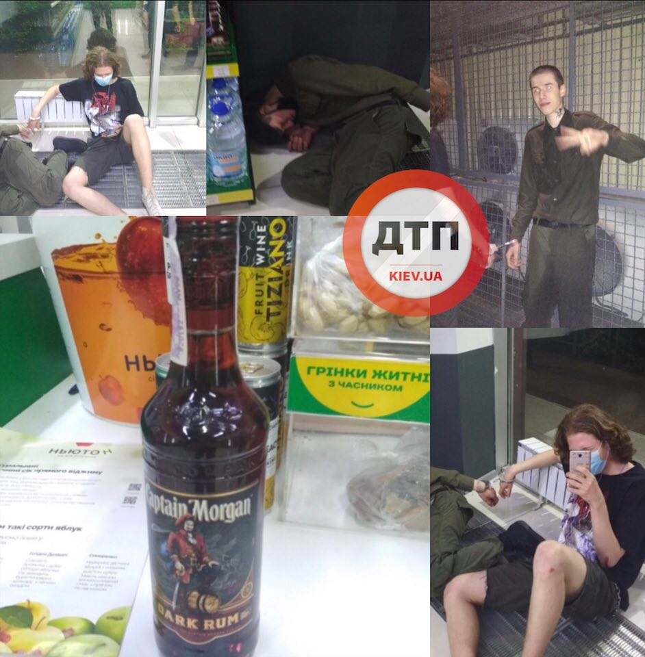 В Киеве на улице Энтузиастов задержали воров за кражу Рома