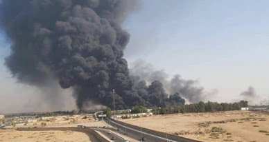 В Египте загорелся нефтепровод