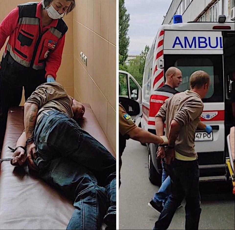 У Києві в лікарні швидкої медичної допомоги муніципальна охорона затримала п'яного агресивного чоловіка, який кидався на лікаря
