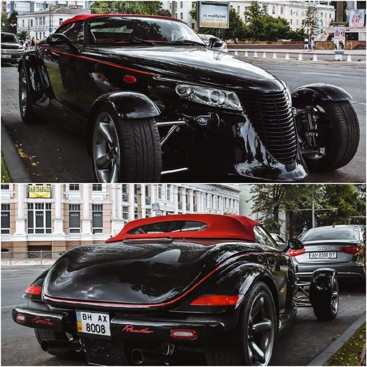 В Украине заметили уникальный Chrysler Prowler