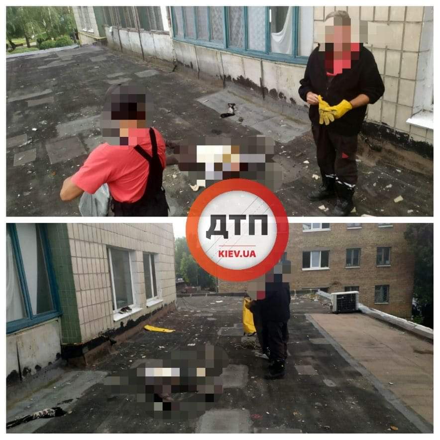 В Киеве на улице Соломенская произошло смертельное ЧП - на козырьке дома обнаружен труп женщины