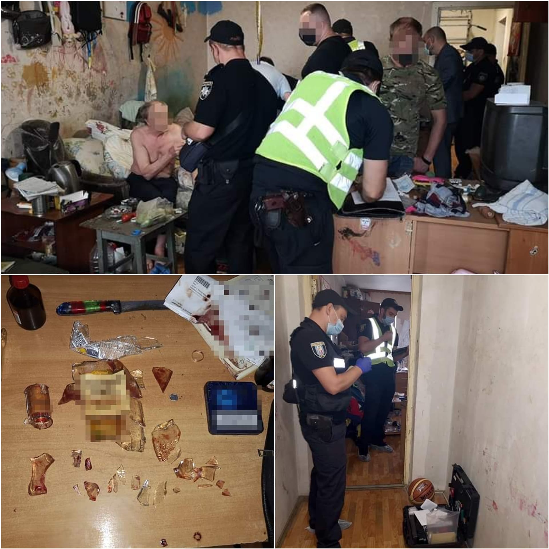 У Києві на вулиці Якуба Колоса п'яний батько під час застілля вдарив та зарізав сина скляною пляшкою