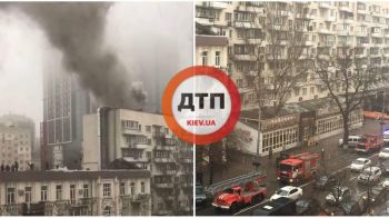 В Киеве на Новосельской горела крыша многоэтажки