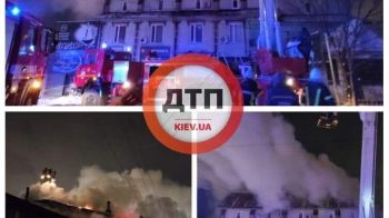 Серьёзный пожар в Киеве на улице Центральная: горит кровля 3-этажного жилого дома на площади 100 кв. м.