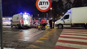 ДТП с пострадавшими в Киеве на Киото: сбили женщину на пешеходном переходе