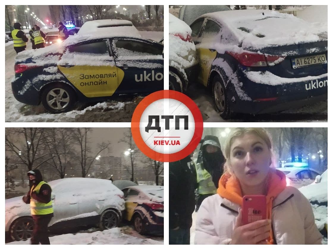 ДТП в Киеве на Миколайчука: пьяная девушка без прав с 1.6 промилле взяла поездить авто и врезалась в припаркованные автомобили