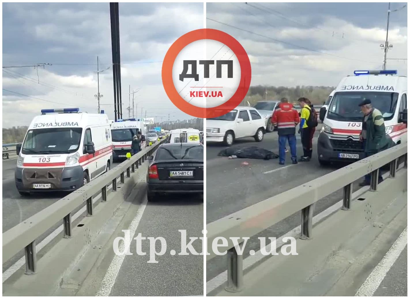 З Північного мосту у Києві упав чоловік і розбився на смерть